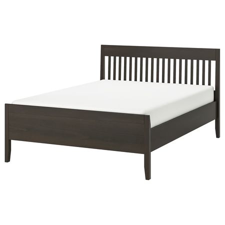 IDANÄS Каркас кровати - темно-коричневый/Luröy 160x200 см