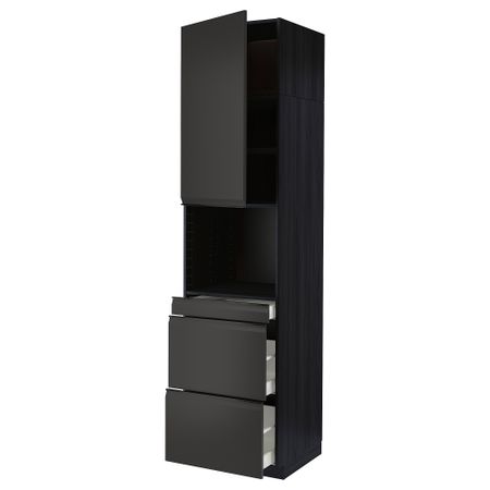 Высокий шкаф для СВЧ, дверца,3ящика IKEA METOD МЕТОД, MAXIMERA МАКСИМЕРА 494.952.69