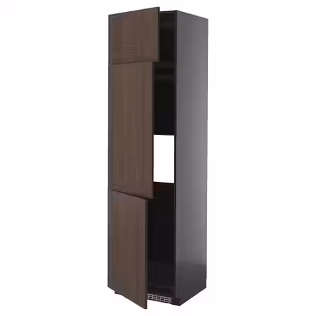 METOD Высокий шкаф д/холод/мороз/3 дверцы