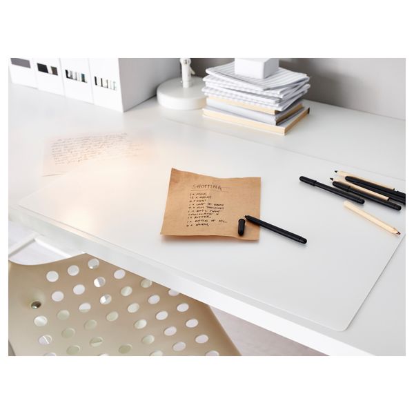 Подкладка на стол ПРОЙС, прозрачный (65x45 см) - схема-чертеж с размерами