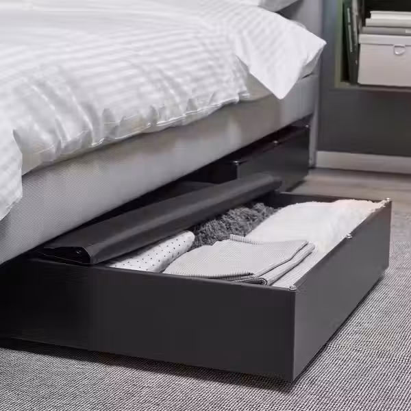 VARDÖ Ящик кроватный - чёрный 65x70 см - фото 2