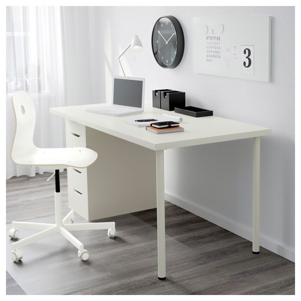Стол ЛИННМОН / АЛЕКС, белый (150x75 см) - фото 2