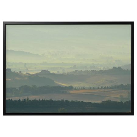 Картина с рамой, 140x100 см, Красивый вид, черный IKEA BJÖRKSTA БЬЁРКСТА 394.716.07