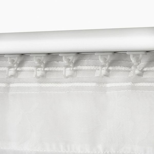Гардины, 2 шт., белый/цветы 145x270 см IKEA ENGLALI ЭНГЛАЛИ 003.531.34 - схема-чертеж с размерами