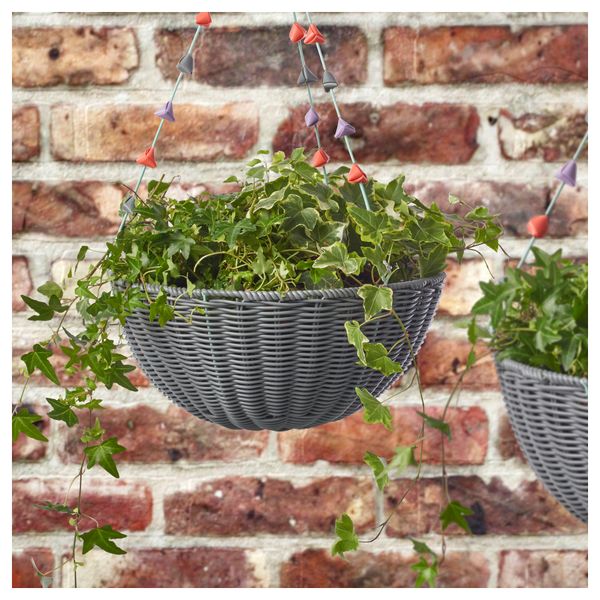 Кашпо подвесное СОЛРОСФРО, д/дома/улицы разноцветный (34 см) - фото 3