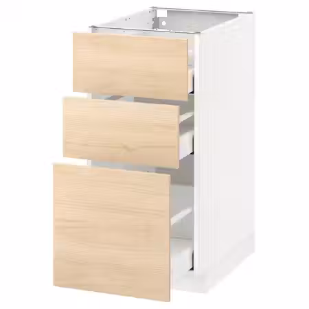 METOD / MAXIMERA Напольный шкаф с 3 ящиками