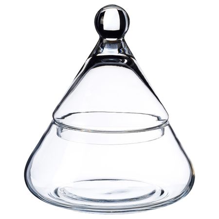 Миска с крышкой, прозрачное стекло 15 см IKEA VINTER 2020 ВИНТЕР 2020 204.745.35