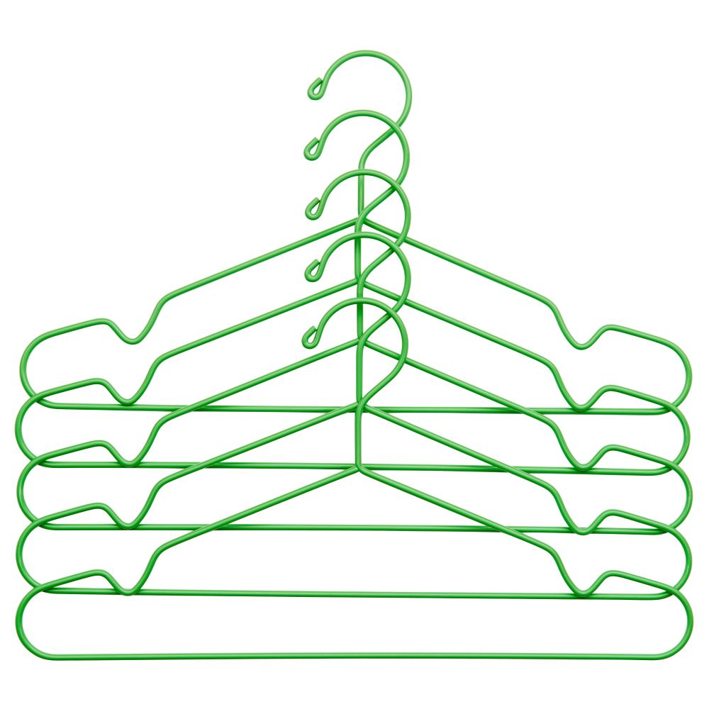 Плечики, для дома/улицы СТАЙЛИГ, зеленый - схема-чертеж с размерами