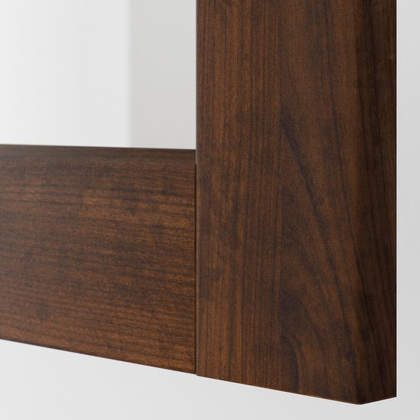 Стеклянная дверь, под дерево коричневый 40x60 см IKEA EDSERUM ЭДСЕРУМ 303.686.62 - фото 2