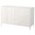 Комбинация для хранения с дверцами БЕСТО, белый, Сельсвикен глянцевый/белый (120x40x74 см)