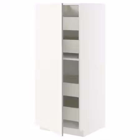 METOD / MAXIMERA Высокий шкаф с ящиками