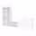 VIHALS Комбинация для хранения/под ТВ - белый 337x47x200 см