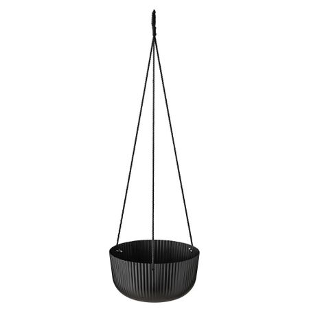 Кашпо подвесное, 27 см, для дома, улицы антрацит IKEA ÄPPELROS ЭППЕЛЬРОС 305.359.82