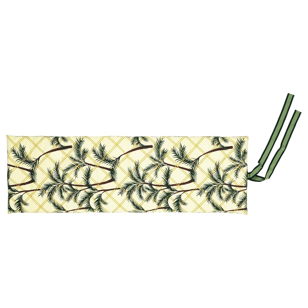 Подстилка на шезлонг, орнамент «пальма» желтый 190x60 см IKEA СОЛБЛЕКТ 404.605.23 - фото 1