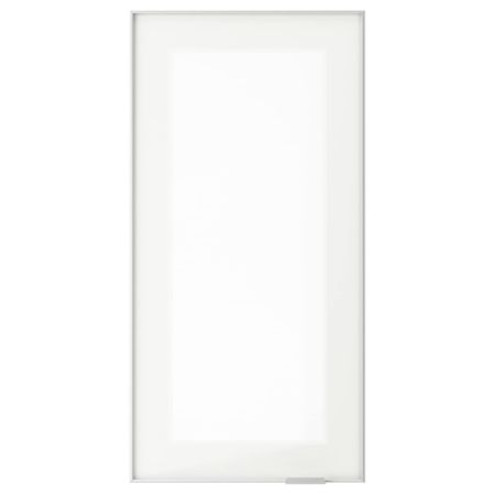 Стеклянная дверь, матовое стекло/алюминий 30x60 см IKEA JUTIS ЮТИС 203.873.45