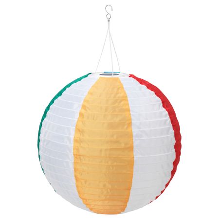 Подвесная светодиодная лампа СОЛВИДЕН, для сада, шаровидный разноцветный (45 см)