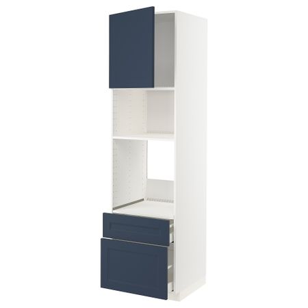 Высокий шкаф для духовки, СВЧ, дверца, 2 ящика IKEA METOD МЕТОД, MAXIMERA МАКСИМЕРА 994.662.45