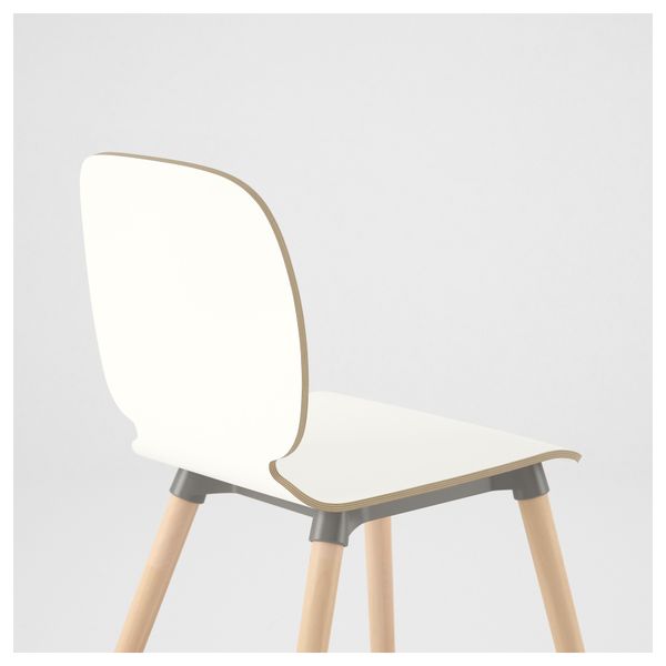 Стул СВЕН-БЕРТИЛЬ, белый, Эрнфрид береза - схема-чертеж с размерами