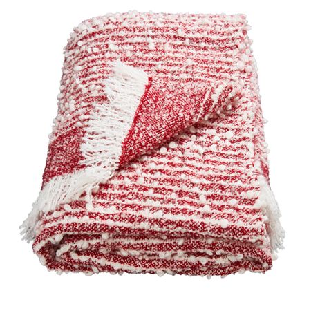 Плед ИНГЕГЬЕРД, красный (120x180 см)