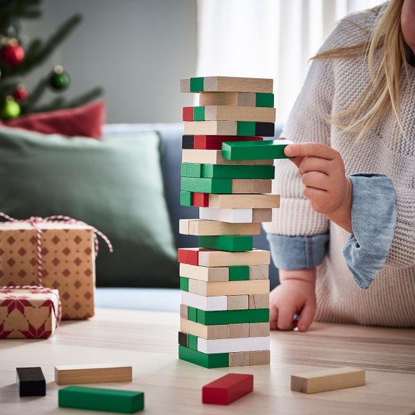 Игра "Башня", бук IKEA VINTER 2021 ВИНТЕР 2021 305.040.04 - схема-чертеж с размерами