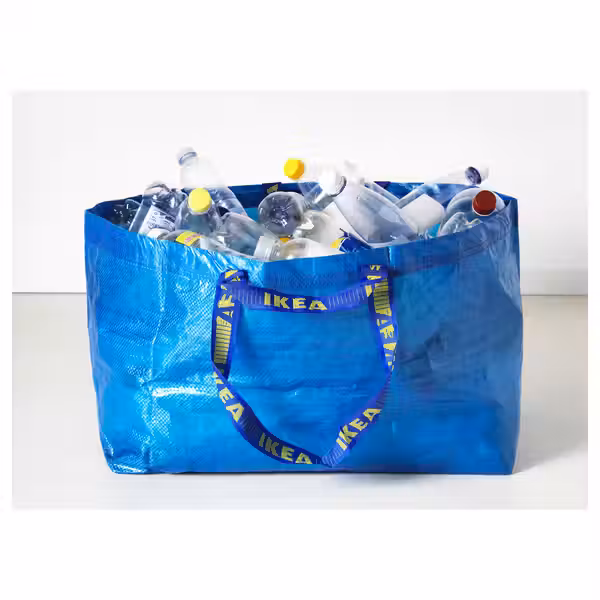 FRAKTA Сумка, большая - синий 55x37x35 см/71 л - фото 4