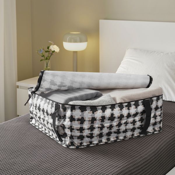 Сумка для хранения, белый, разноцветный, 55x49x19 см IKEA SÄCKKÄRRA 905.887.55 - фото 3