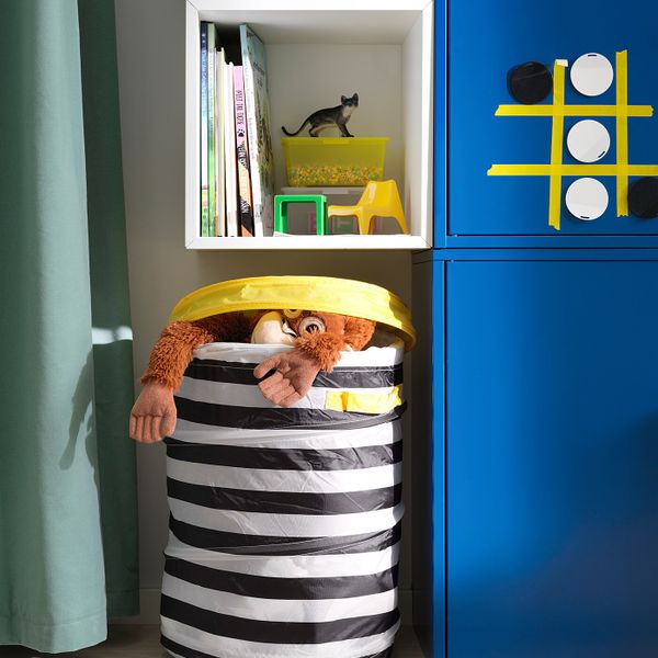 Корзина c крышкой, желтый IKEA FLYTTBAR ФЛЮТТБАР 403.659.79 - фото 3