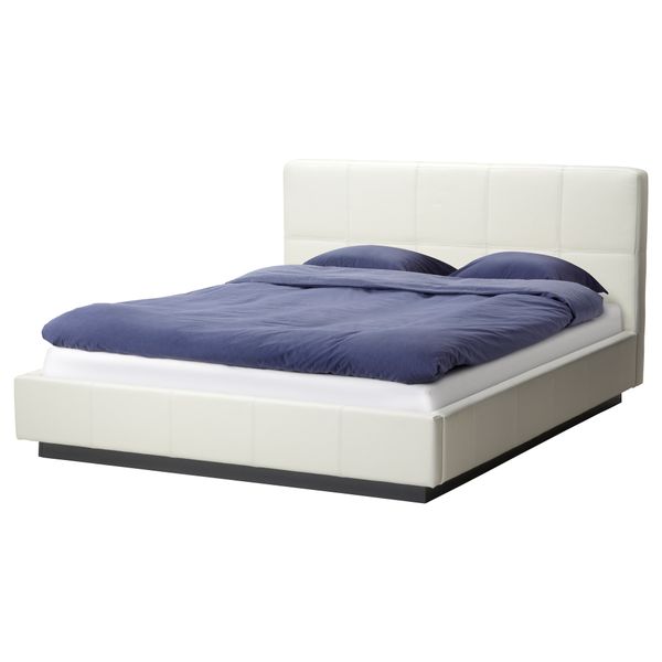 Каркас кровати ФОЛДАЛ, Глосе белый - схема-чертеж с размерами