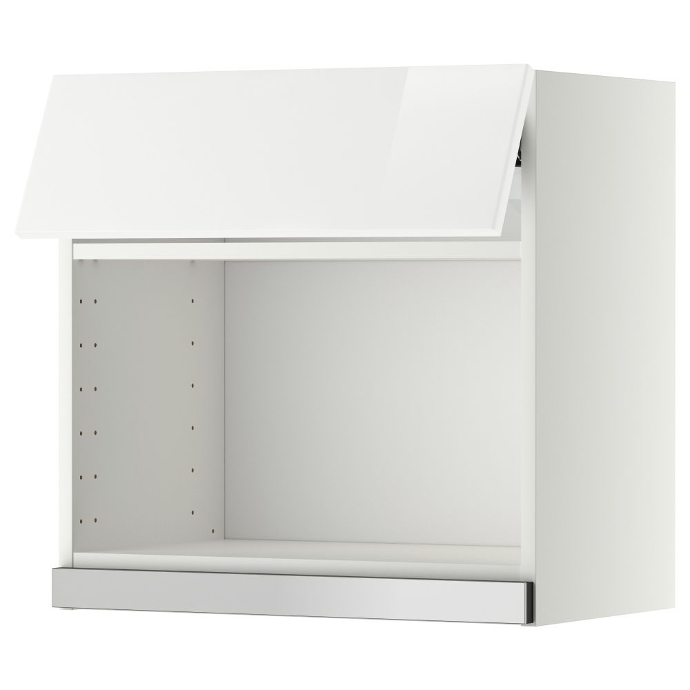 Навесной шкаф для СВЧ-печи МЕТОД, белый, Рингульт белый - схема-чертеж с размерами