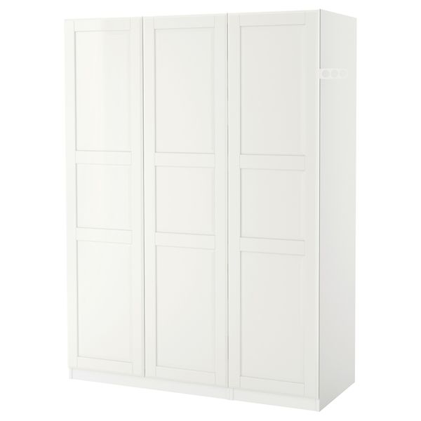 Гардероб, белый Tyssedal белый, 150x60x236 см IKEA PAX ПАКС 391.274.04 - фото 3