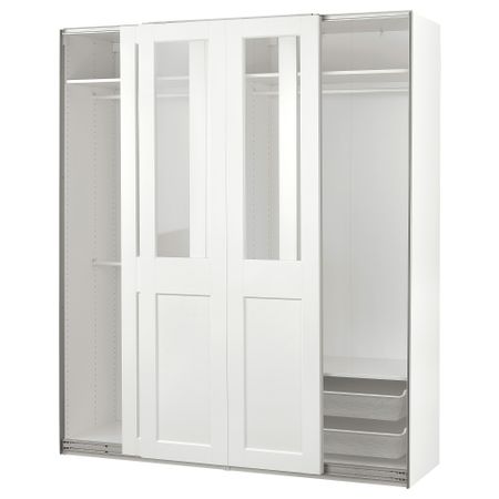 Гардероб с раздвижными дверьми IKEA PAX ПАКС, GRIMO ГРИМО 395.022.65