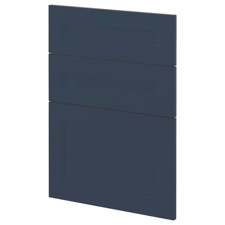 3 фасада для посудомоечной машины, Акстад/матовая поверхность синий 60 см IKEA METOD МЕТОД 994.021.97