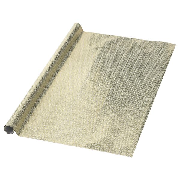 Рулон оберточной бумаги ВИНТЕР 2017, золотой, белый (2x0.7 м) - фото 1