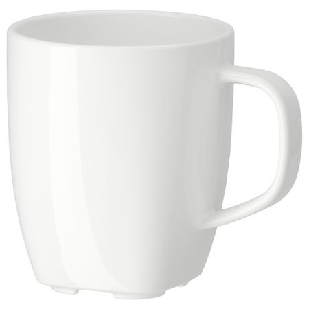 Кружка, 17 сл, белый IKEA IKEA 365 + VÄRDEFULL ИКЕА 365 + ВЭРДЕRA ВЭРДЕРА 103.162.35