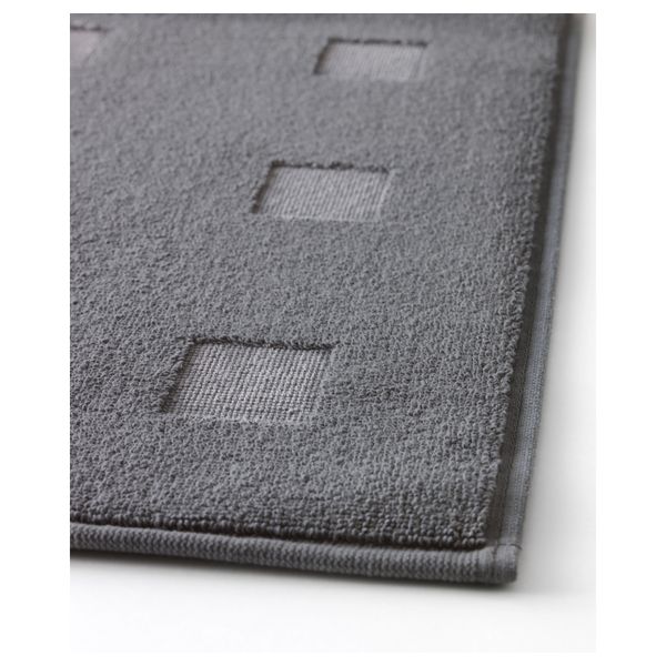Коврик для ванной СКУГХАЛЬ, серый (50x80 см) - фото 2