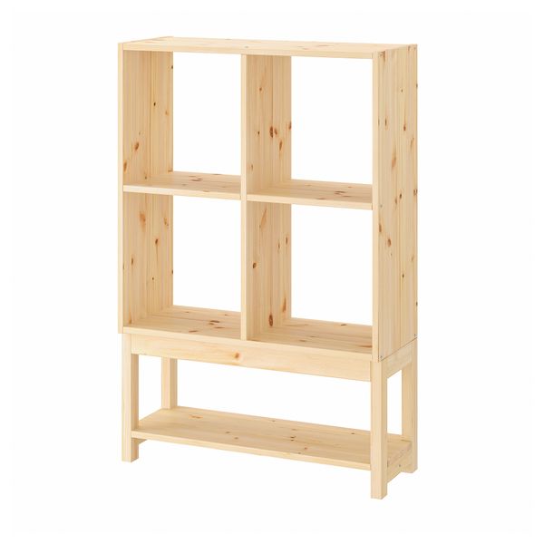 Стеллаж с основанием, 80x30x120 см IKEA IVAR ИВАР 895.558.07 - фото 1