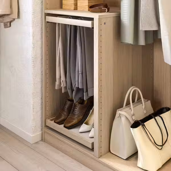 KOMPLEMENT Разделитель д/каркасов - под беленый дуб 75-100x58 см - схема-чертеж с размерами