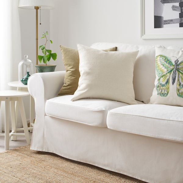 Чехол на подушку, неокрашенный 50x50 см IKEA VIGDIS ВИГДИС 604.565.39 - фото 2