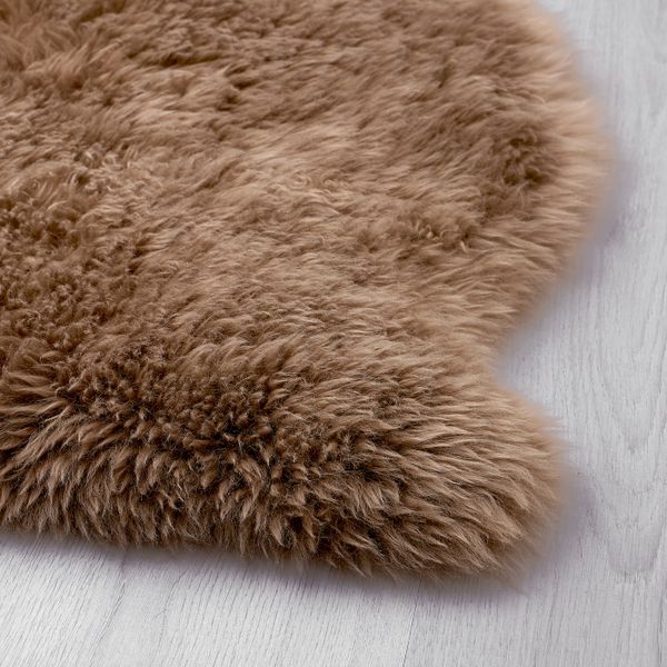 Овечья шкура, окрашенная, бежевый 90 см IKEA SKOLD СКОЛЬД 503.802.29 - схема-чертеж с размерами