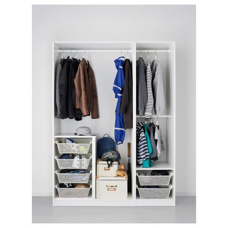 Гардероб, белый, 150x58x201 см IKEA ПАКС 592.487.92