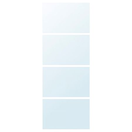 AULI 4 панели д/рамы раздвижной дверцы - зеркальное стекло 75x201 см