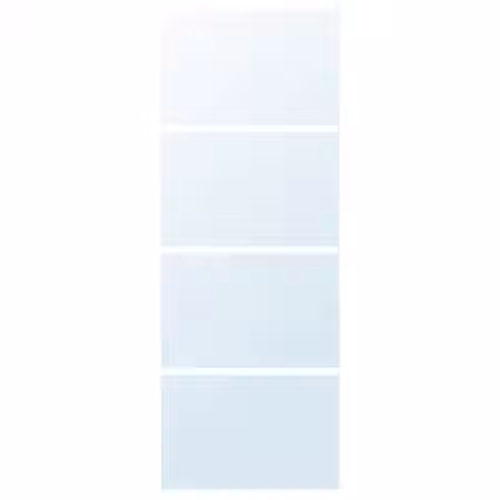 AULI 4 панели д/рамы раздвижной дверцы - зеркальное стекло 75x201 см