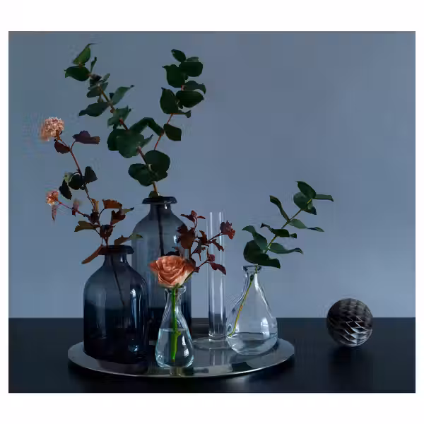 ÅTGÅNG Ваза - серый 18 см - фото 2