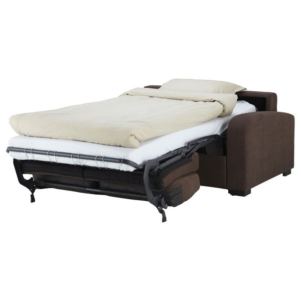 Диван-кровать 2-местный ИНГЕЛЬСТАД, Хенста темно-коричневый - фото 2