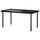 Стол ТОРНЛИДЕН / АДИЛЬС, черно-коричневый, черный (150x75 см)