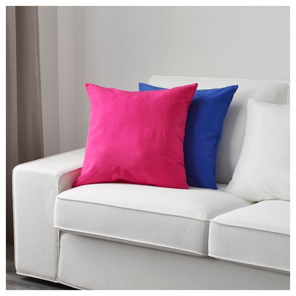 Подушка КРОНЭРТ, малиновый (40x40 см) - схема-чертеж с размерами