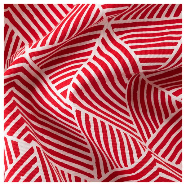 Гардины, 1 пара НИННЕРЁРТ, красный/белый (145x300 см) - схема-чертеж с размерами