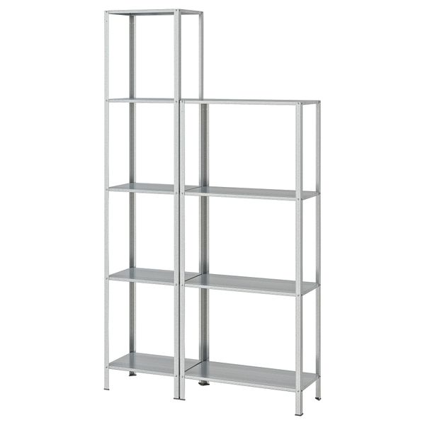 Стеллаж для дома, сада, 100x27x140-183 см IKEA HYLLIS ХИЛЛИС 394.015.58 - фото 1