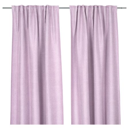 Затемняющие гардины, 2 шт., розовый 145x300 см IKEA INGIMUNDA ИНГИМУНДА 704.803.98