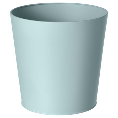 Кашпо, для дома, улицы серо-синий светлый, 24 см IKEA VITLÖK ВИТЛОК 205.607.07